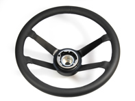 Extended hub with deep dish leather steering wheel 380mm Carrera RS style. Porsche 911 1965 to 1973 - 91134708205